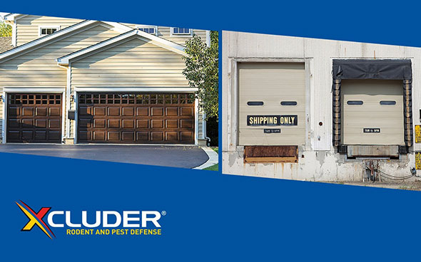 Xcluder rodent mitigation products for residential and commercial doors.
