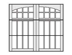 Rockwood residential garage door - Bently.