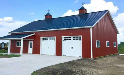 Echo Ridge residential garage door.