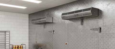 Commercial air curtain.