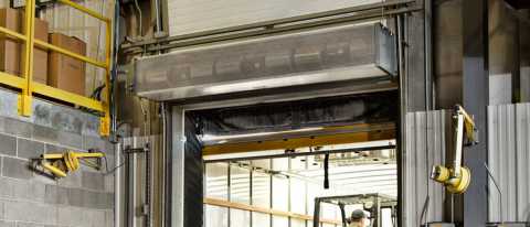 Industrial air curtain.