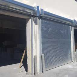 Rolling Steel Sectional Overhead Service Door.