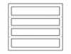 Rockwood Contemporary residential garage door - Style 15.