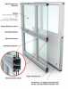 Alumatite Sectional Overhead Door cross section detail.